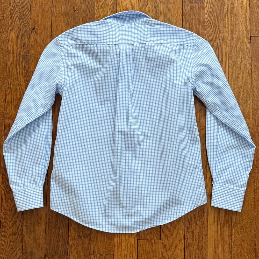 Cat & Jack Blue & White Dress Shirt Size 6-7 - Picture 2 of 4